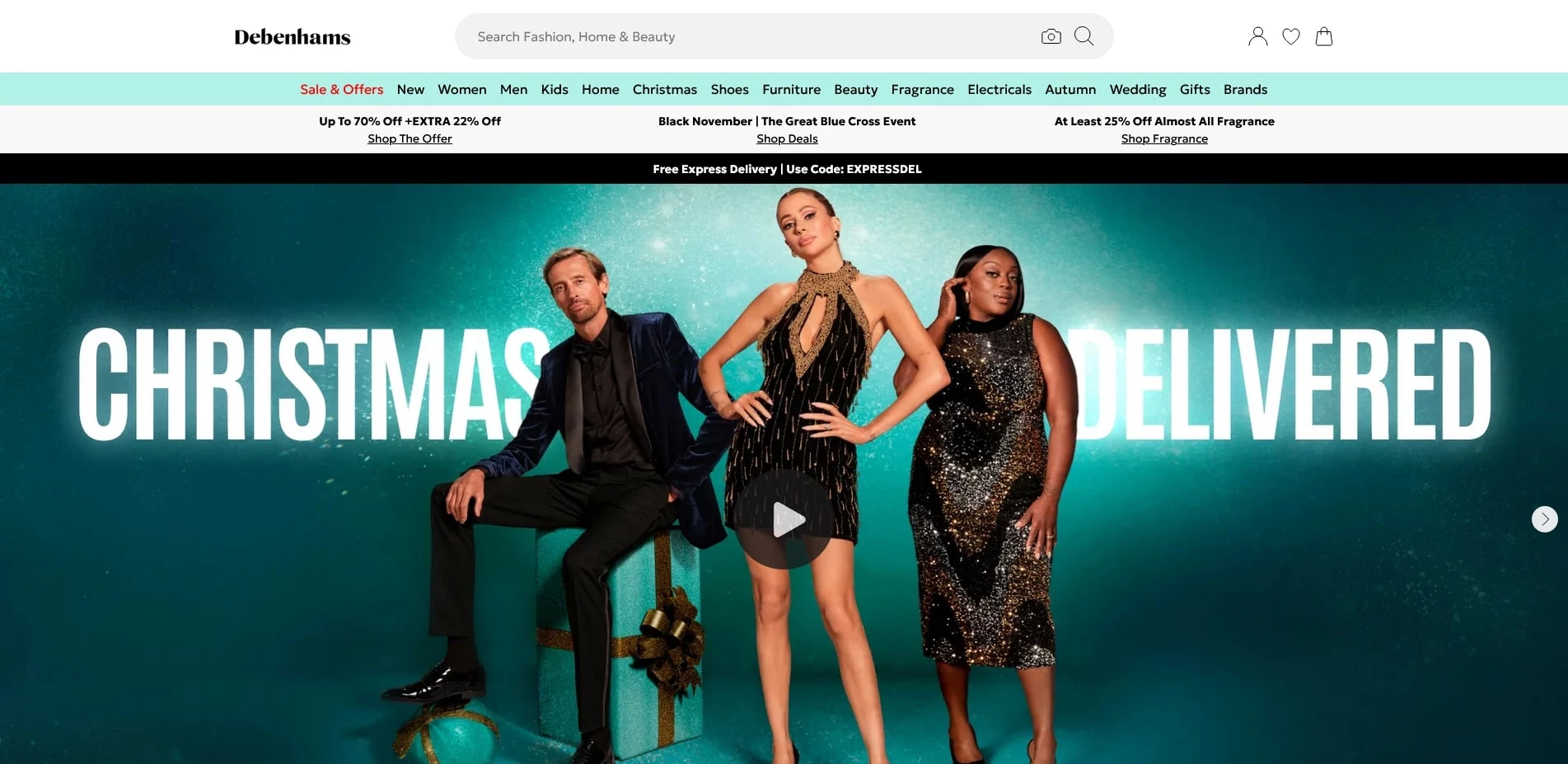 Debenhams Promo Code